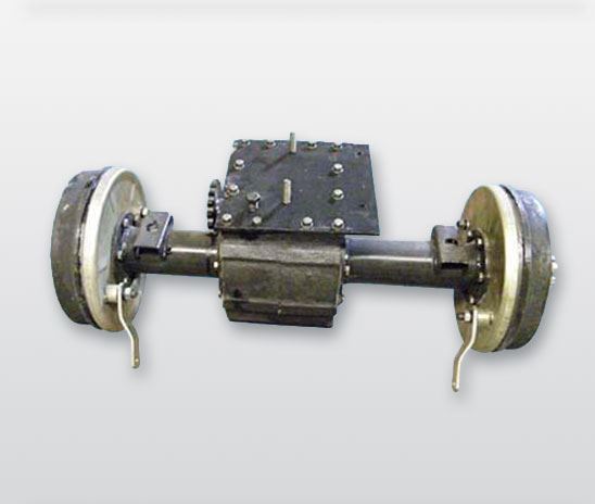 新型工程电动车后桥